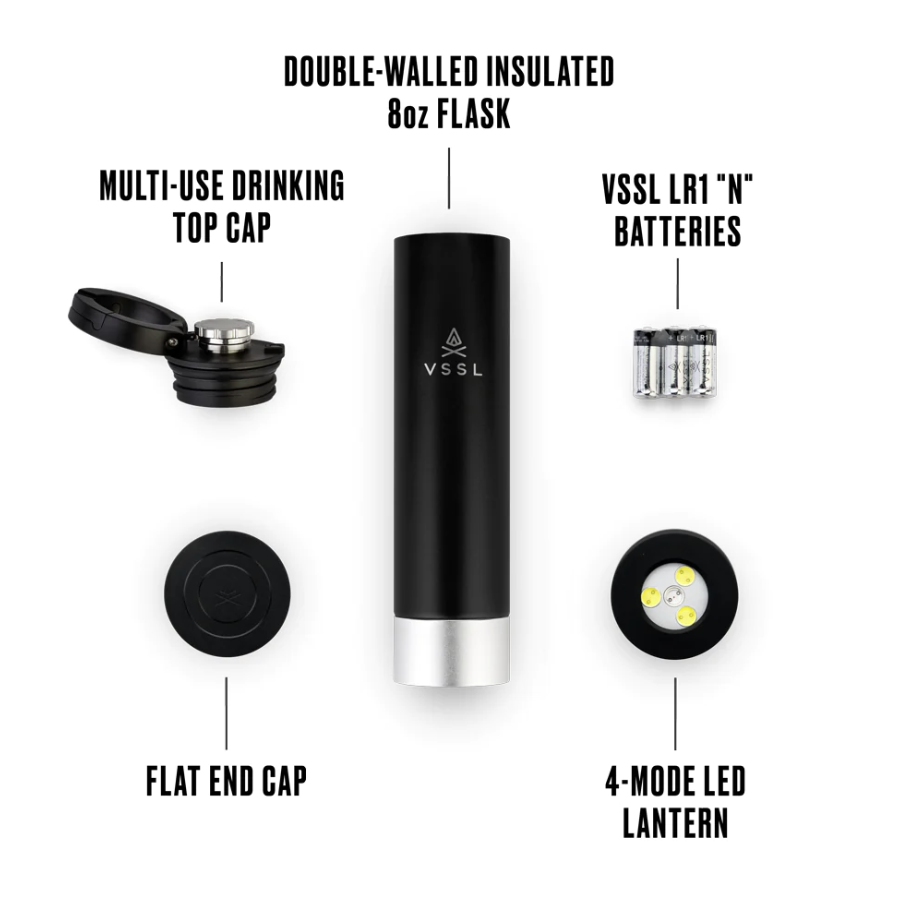 VSSL Inslated Flask And Light