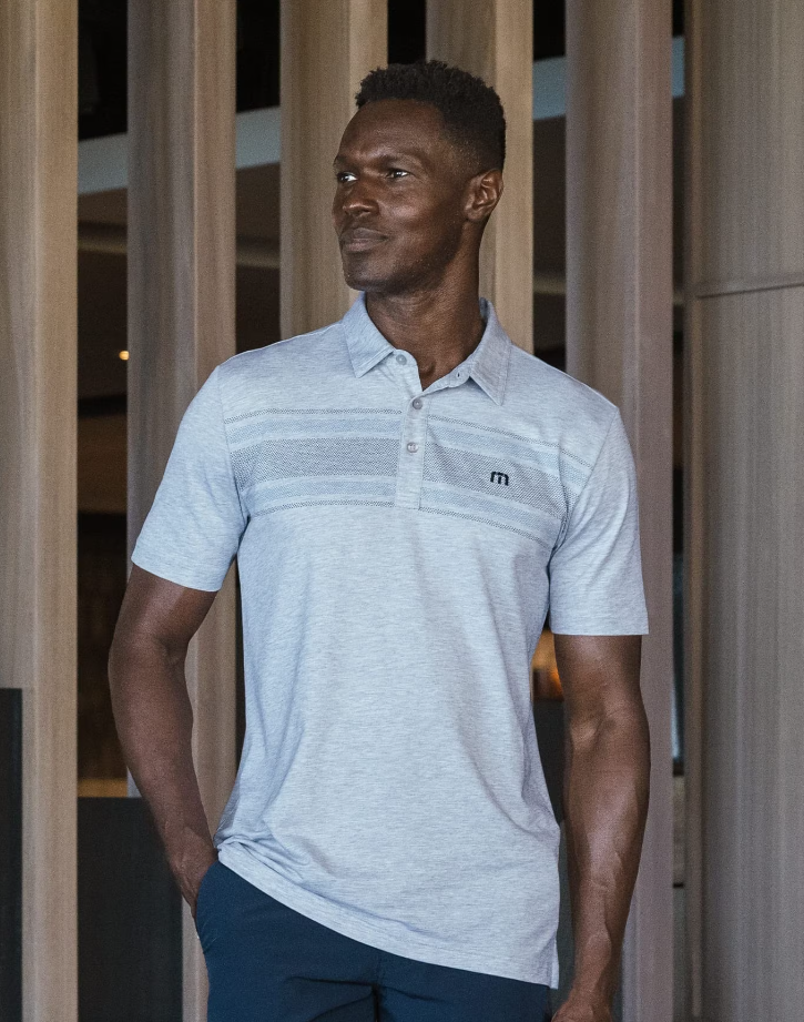 Travis Mathew Mens Bankroll Polo