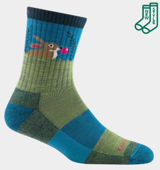 Darn Tough Kids Bubble Bunny Jr. Micro Crew Lightweight Sock