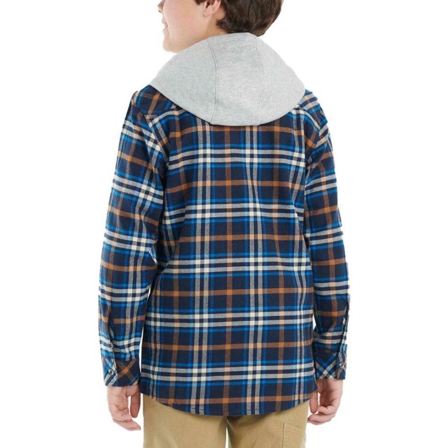 Carhartt Boys Hooded Flannel