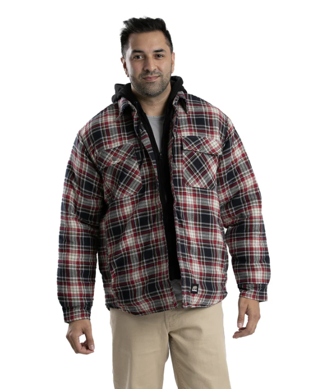 Berne Mens Quilt Lined Shirt Jacket ruggednorth Rugged North Supply Co
