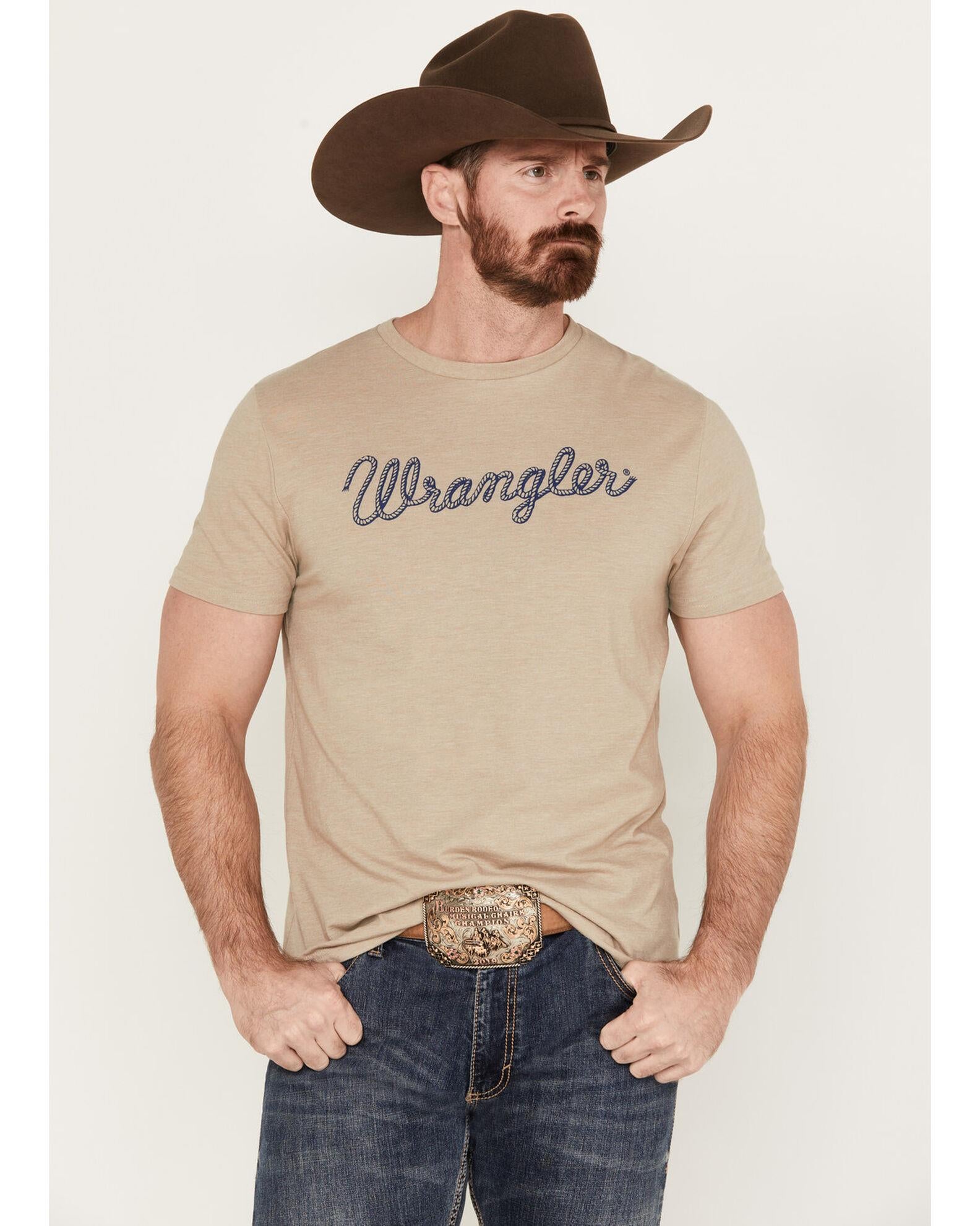 Wrangler Men's Rope Logo Shirt