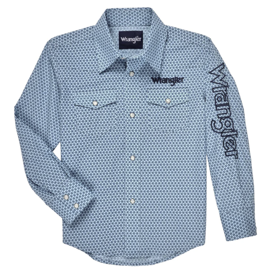 Wrangler Kid's Logo Western Shirt