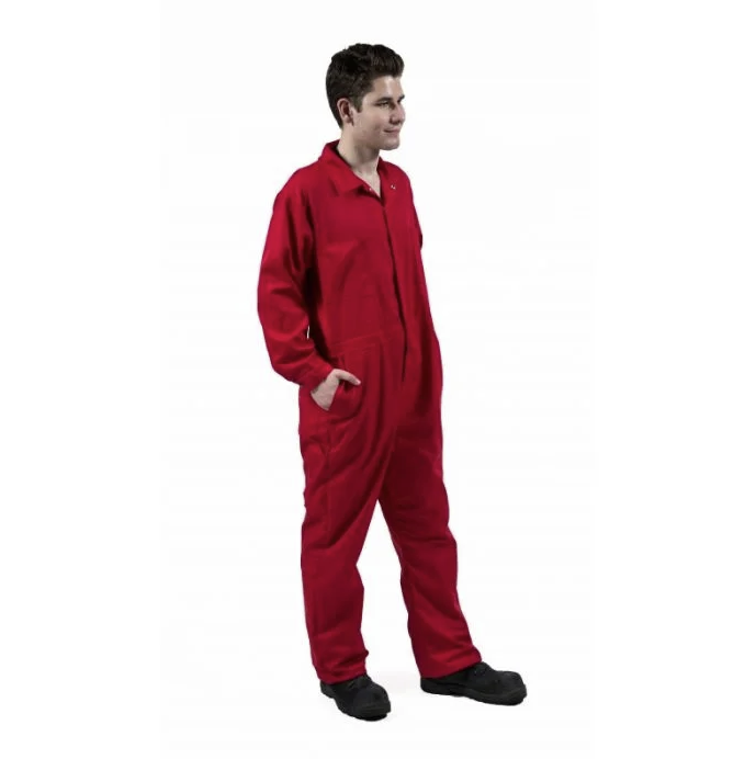 Wildrose Red Poly Cotton Coverall