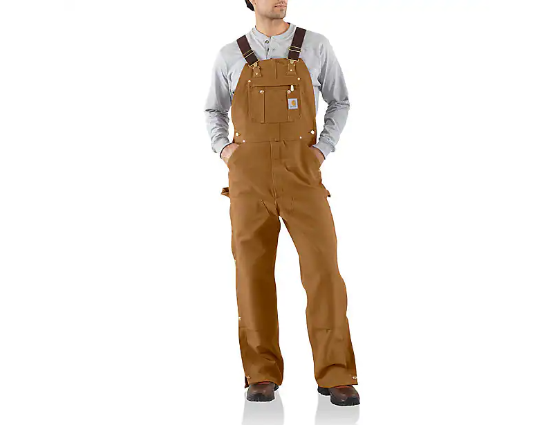 Carhartt Loose Fit Firm Duck Bibs