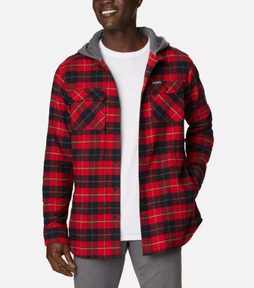 Columbia Flare Gun Flannel Hoodie | ruggednorth.ca