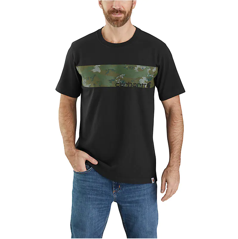 Carhartt Camo Logo Heavyweight Shirt | ruggednorth.ca