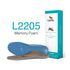Womens Memory Foam Orthotics w/ Metatarsal Support