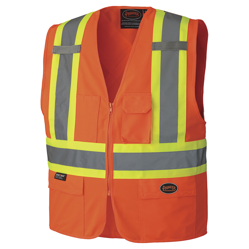 Pioneer Safety Vest 156 HI Viz Zip Up | Ruggednorth.ca