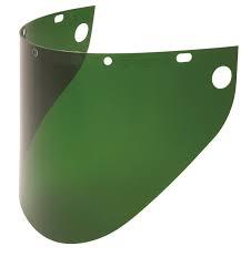 North Safety Dark Green Faceshield Windows