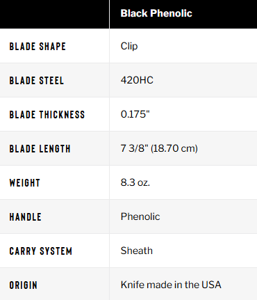 Buck 120 General Knife w/ Leather Sheath