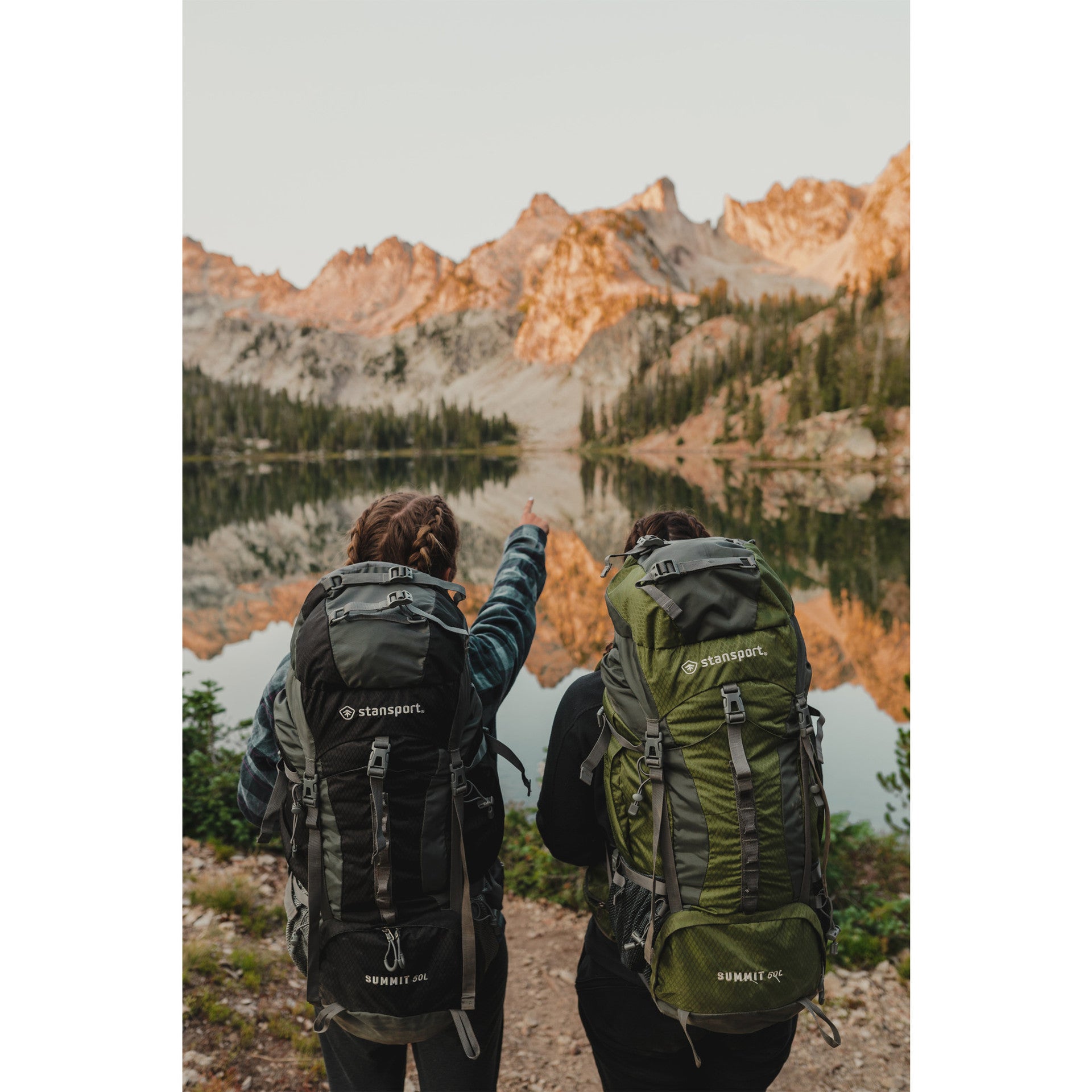Stansport 50L Summit Internal Frame Pack - Black