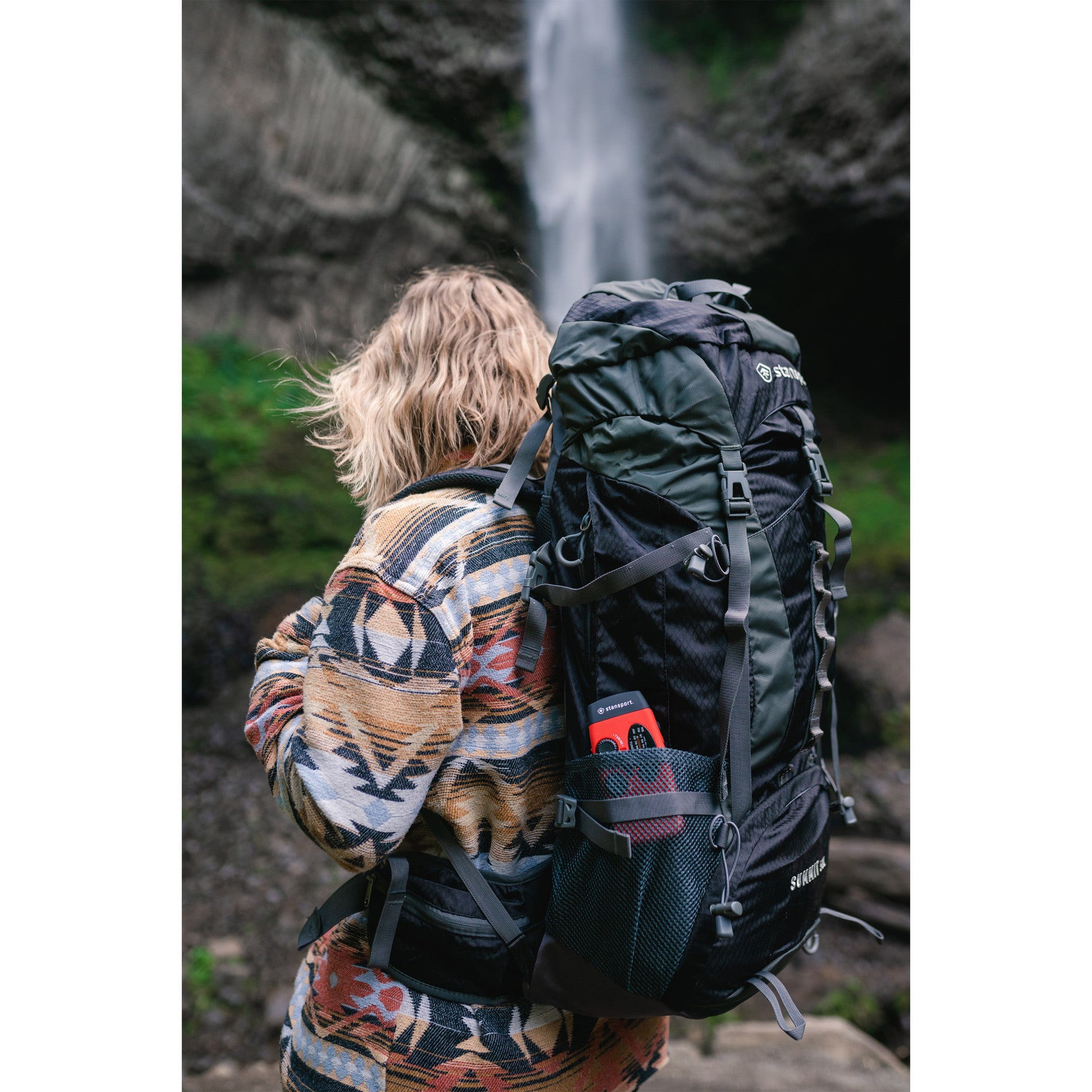 Stansport 50L Summit Internal Frame Pack - Black