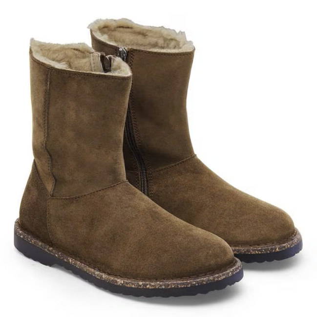 Birkenstock Women's Suede Uppsala Zip Shearling