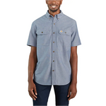 Carhartt Midweight Chambray Short-Sleeve Shirt