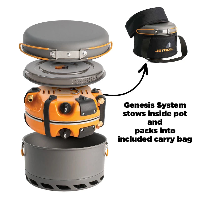Jetboil Genesis Basecamp System - Orange