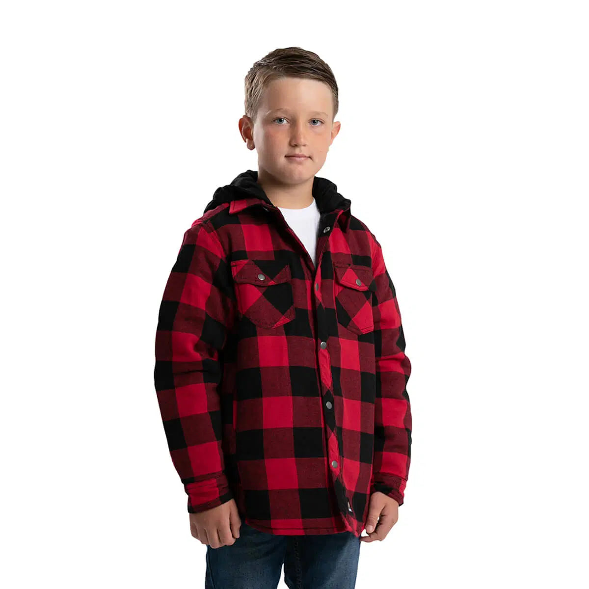 Berne Plaid Quilt-Lined Flannel Jacket