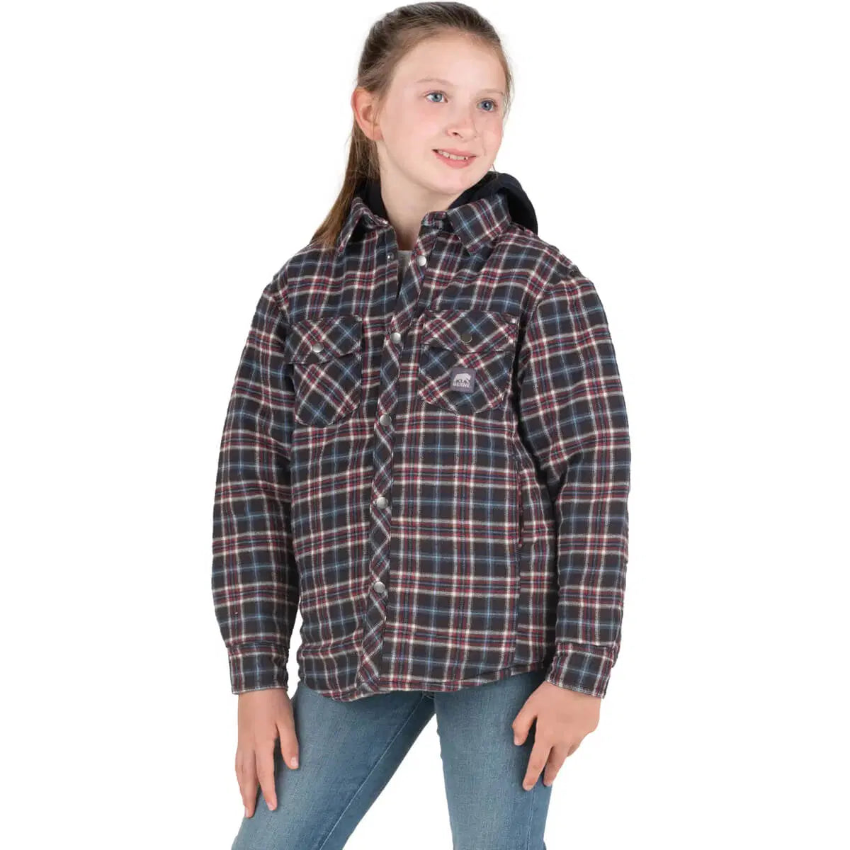 Berne Youth Heartland Quilt Lined Flannel Jacket