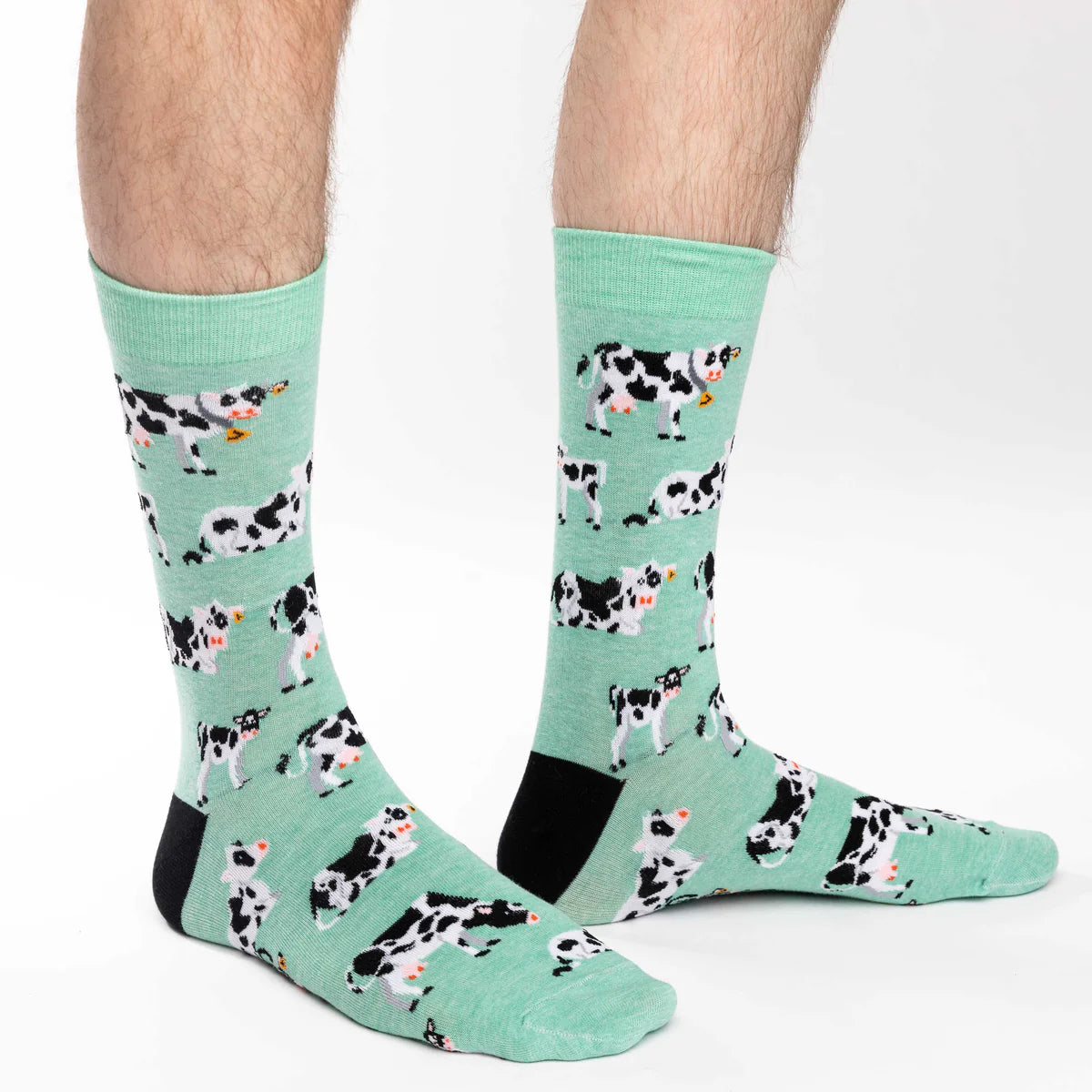 Good Luck Men's Cows in a Field Socks