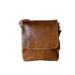 Rugged Earth Brown Leather Messenger Bag