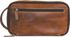 Rugged Earth Brown Leather Toiletry Case