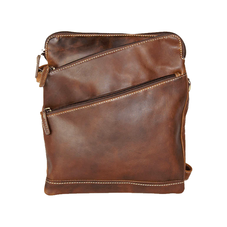 Rugged Earth Brown Leather Purse