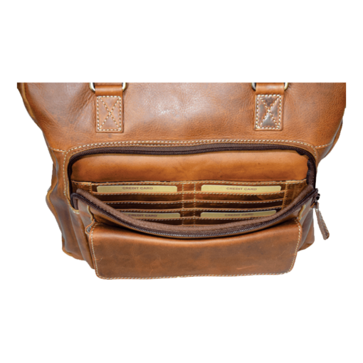 Rugged Earth Brown Leather Purse