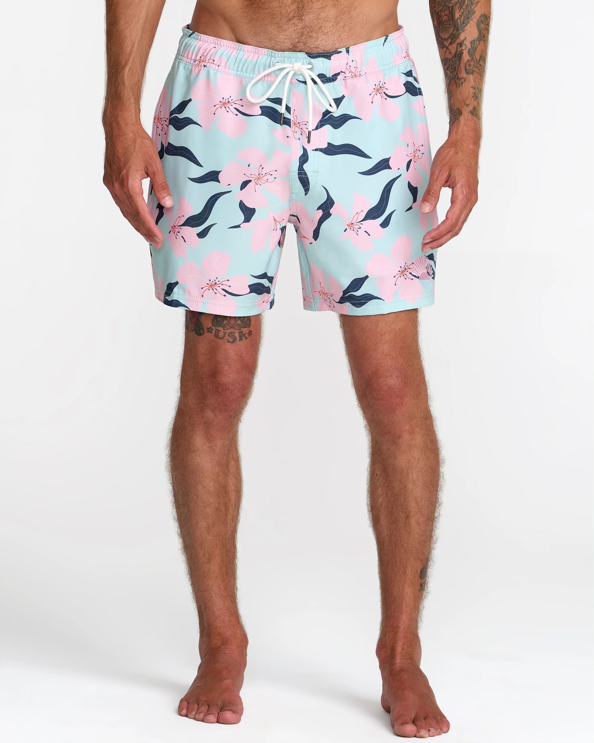 RVCA Men's Resort Elastic Trunk 16"