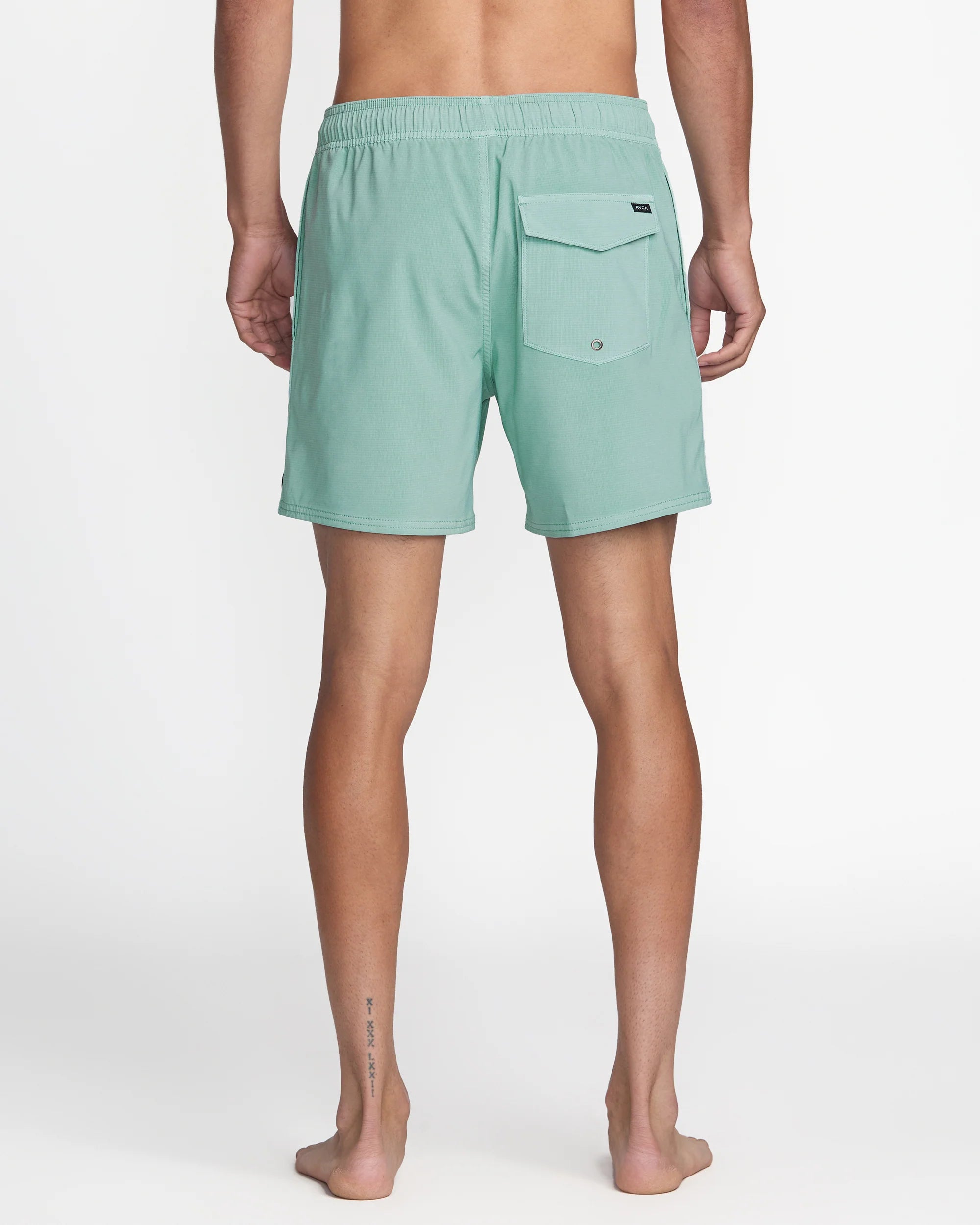RVCA Men's VA Pigment Elastic Short Trunk 16"