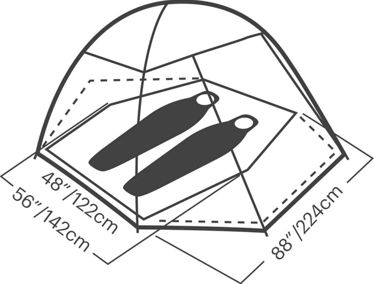 Eureka Mountain Pass 2-Person Tent