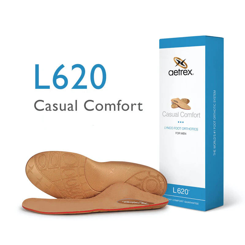 Aetrex Men's Casual Comfort Posted Orthotics