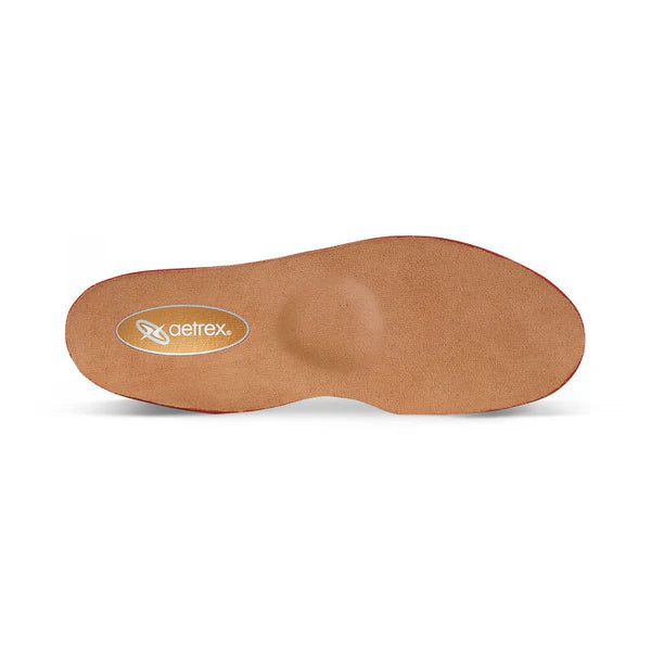 Aetrex Men's Casual Comfort Posted Orthotics W/ Metatarsal Support
