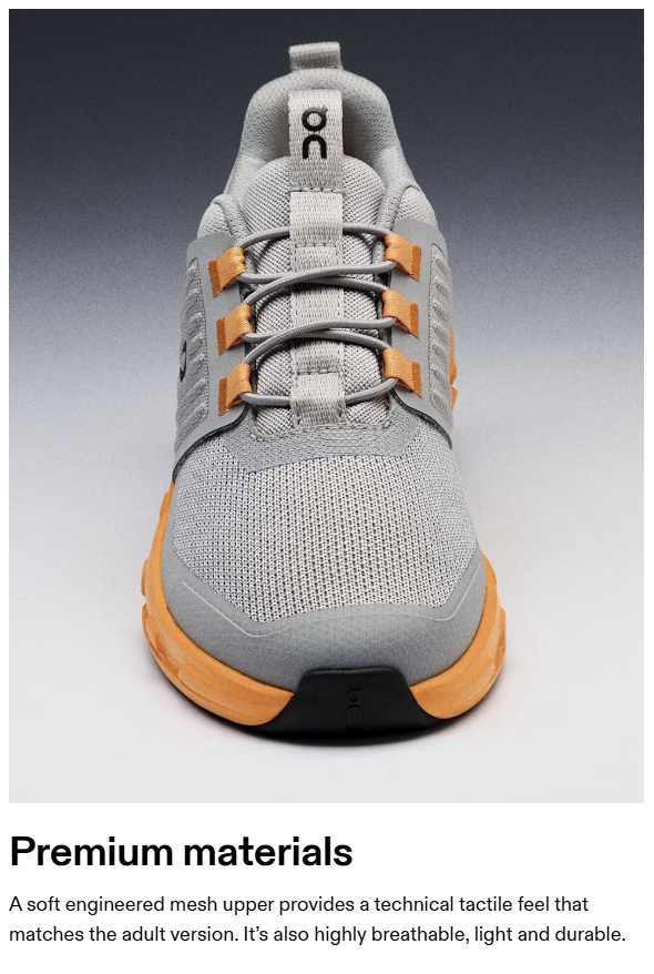 ON. Kid's Cloudswift