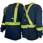 Atlas Men's FR / AR Hi-Viz Henley Shirt