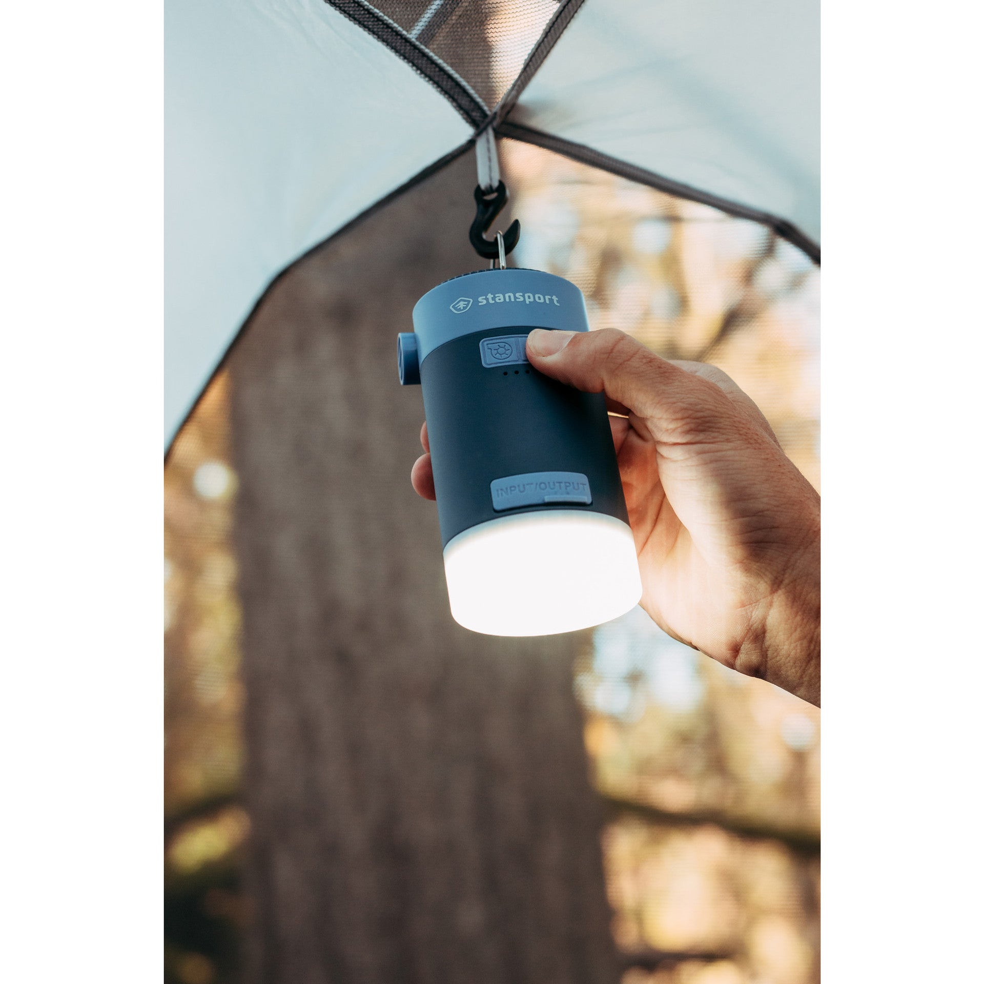 Stansport Solar Rechargeable Pump with Lantern
