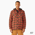 Dickies Men's Hooded Flannel Jacket