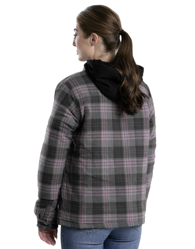 Berne Women's Heartland Hooded Shirt Jacket