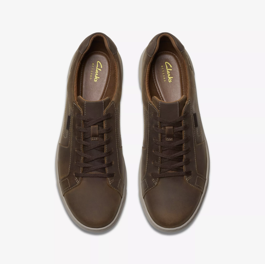Clarks Mapstone Lace Beeswax Leather