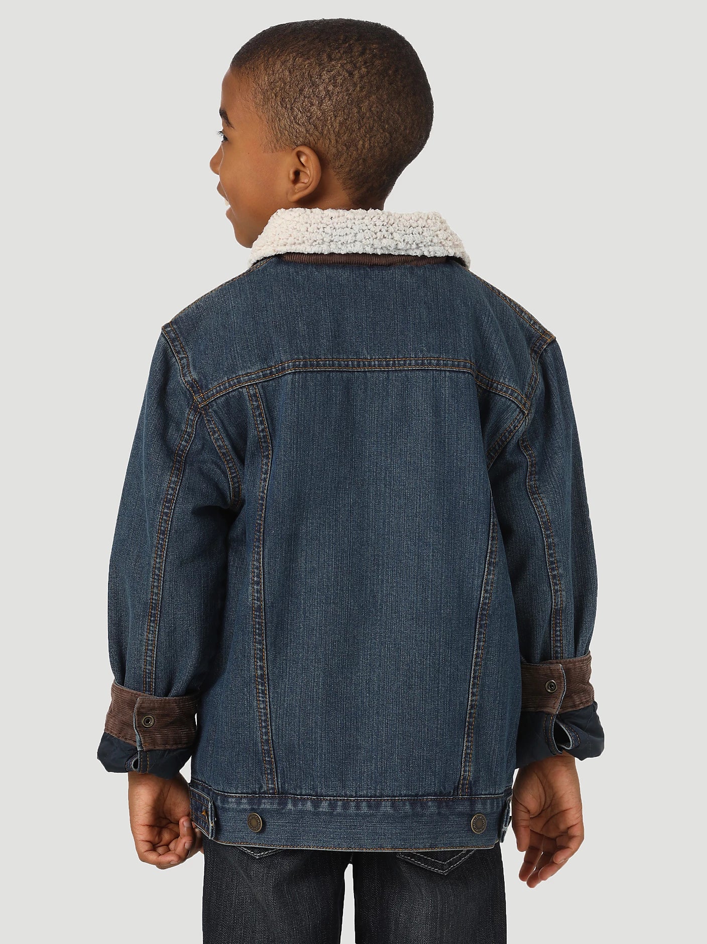 Wrangler Kid's Sherpa Lined Denim Jacket