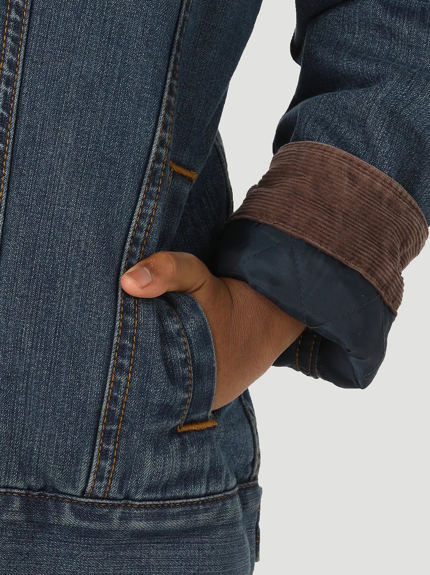 Wrangler Kid's Sherpa Lined Denim Jacket