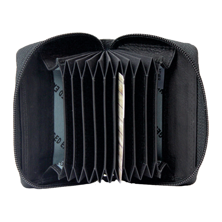 Rugged Earth Black Cardholder w/ Zipper #3