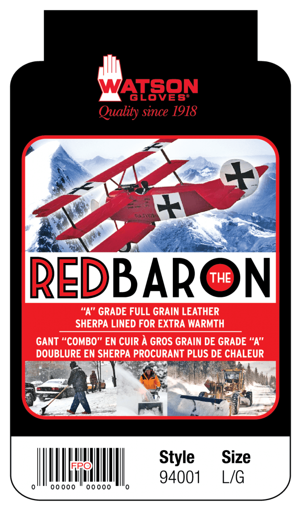 Watson Red Baron Gauntlet Insulated Glove