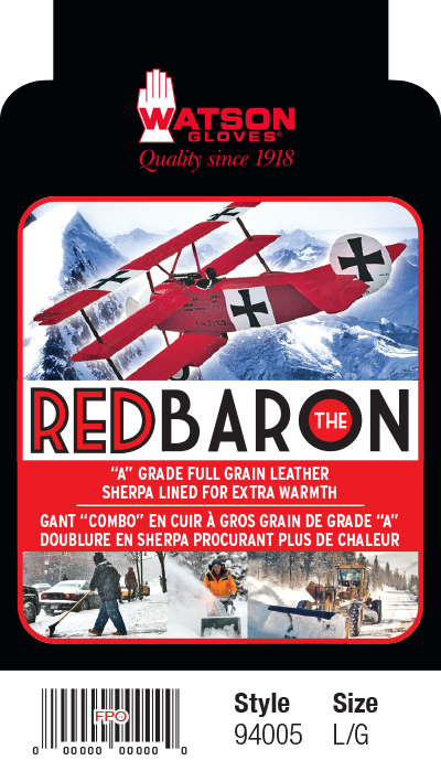 Watson Red Baron Insulated Mitt