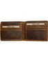 Rugged Earth Brown Bifold Leather Wallet #9