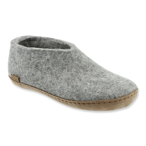 Glerups Adult Shoe Slipper w/ Leather Outsole