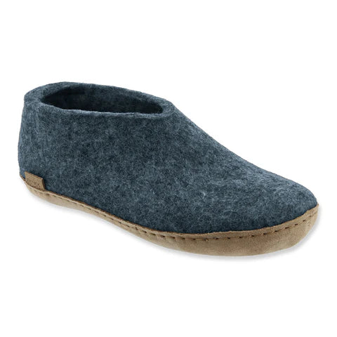 Glerups Adult Shoe Slipper w/ Leather Outsole