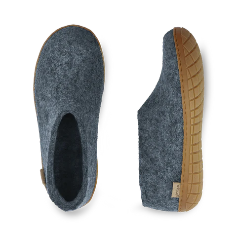 Glerups Adult Shoe Slipper w/ Rubber Outsole
