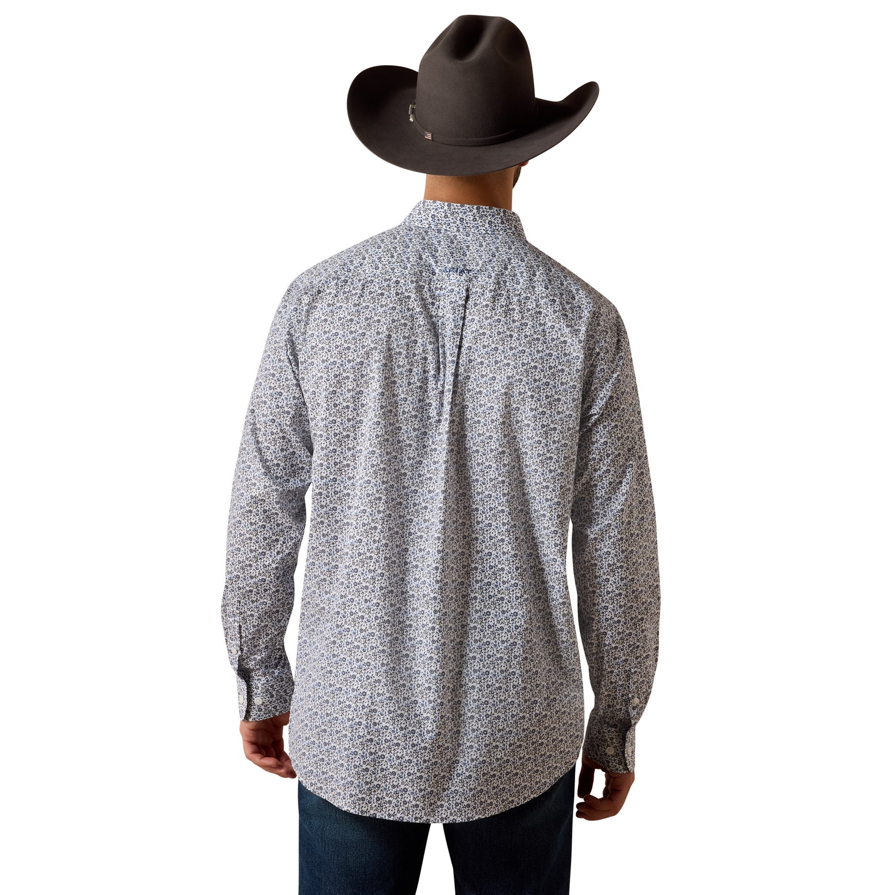 Ariat Mens Wrinkle Free Weaver Fitted Shirt