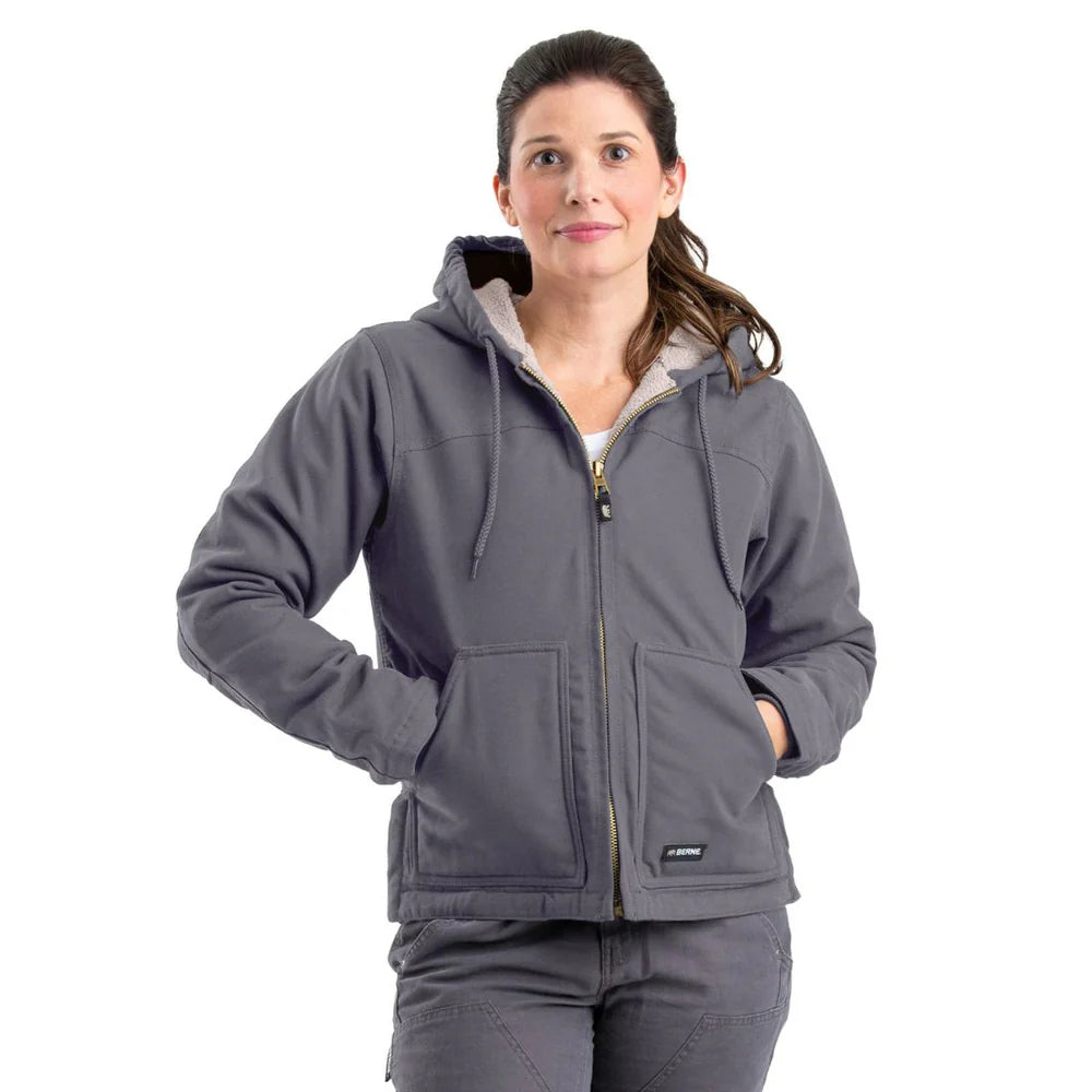 Berne Women's Sherpa-Lined Duck Jacket