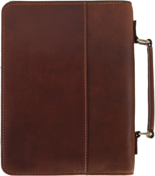 Rugged Earth Brown Bible Cover - Size XL